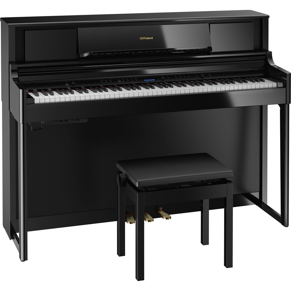 Roland LX705PE Digital Piano w bench Polished Ebony LX705PE