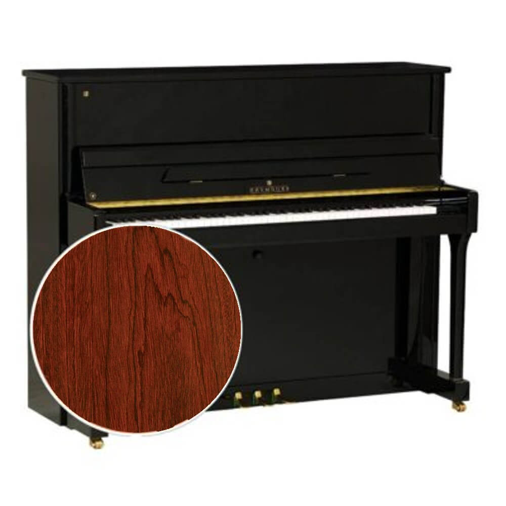 Brodmann PE 121 Upright Piano Polished Mahogany PE121M