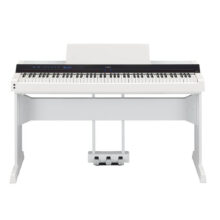 Yamaha PS500 Stage Piano White (BUNDLE with stand and 3-pedal unit)