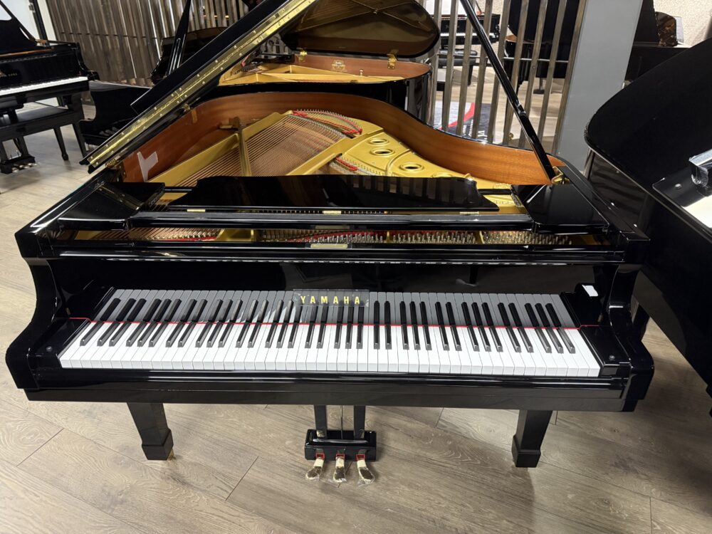 Yamaha C3A (Polished Ebony) - USED - Image 1