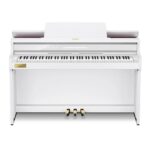 Casio AP750WE Digital Piano with Bench - White