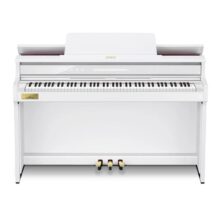 Casio AP750WE Digital Piano with Bench - White